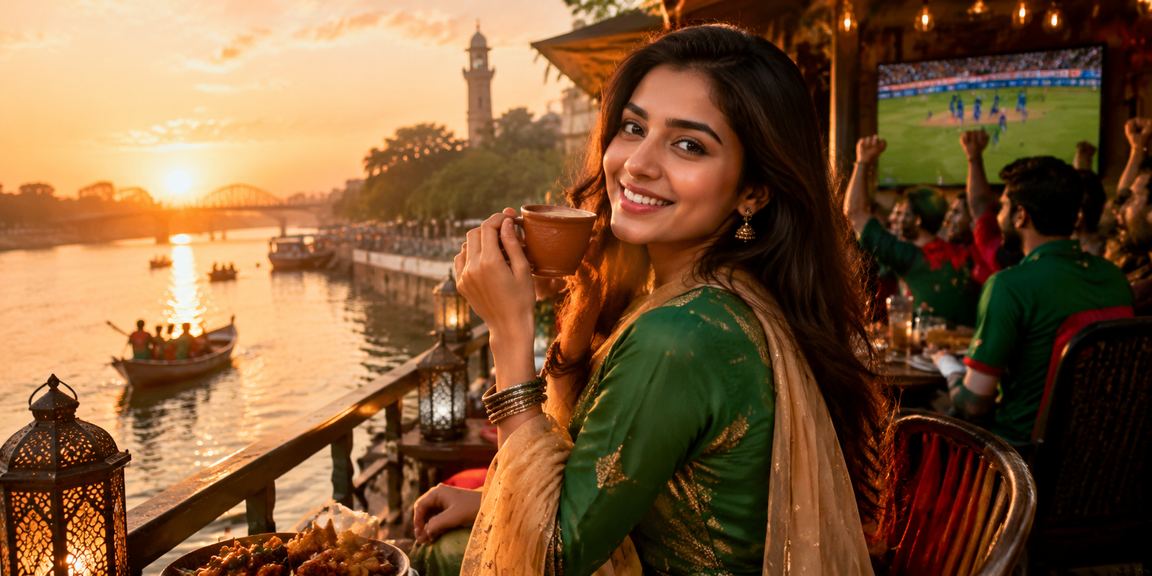 বগুড়ায় ঈদ উৎসবে ক্রিকেট বেটিং উপভোগ করছেন একজন বাংলাদেশি ব্যবহারকারী